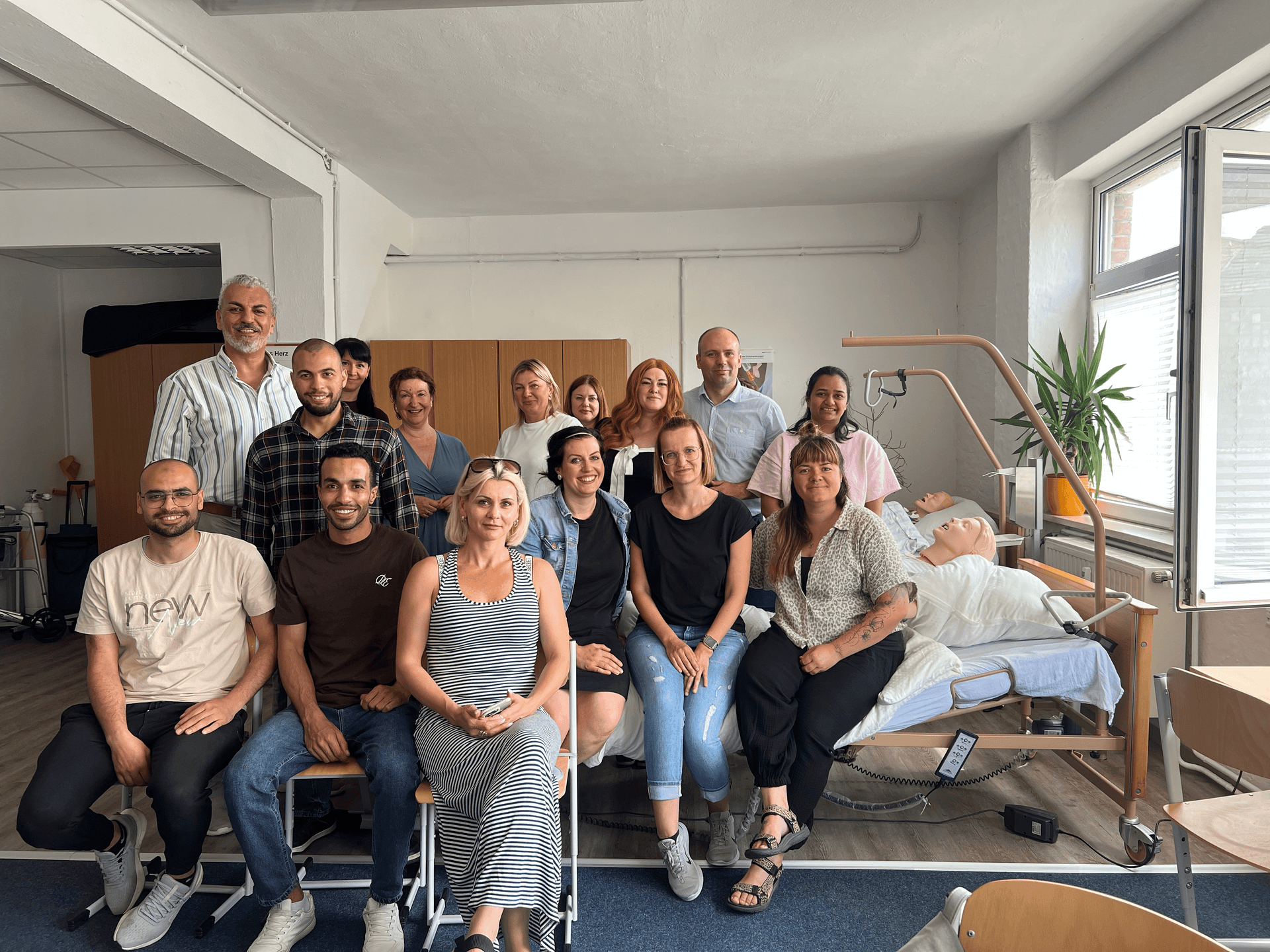 Besuch des Klinikums Chemnitz im CareLend Bildungszentrum Weißenfels